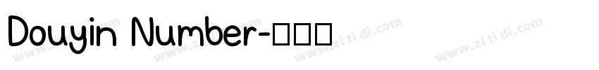 Douyin Number字体转换